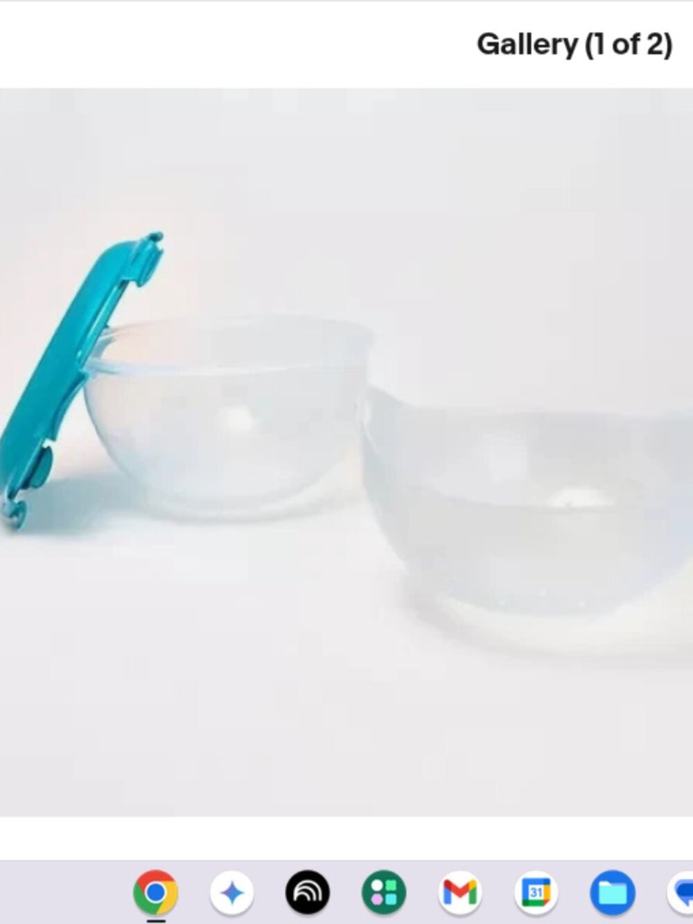 LocknLock 33-Cup XL Bowl w/ Handle Lid & Strainer-Spearmint-NEW-K90330